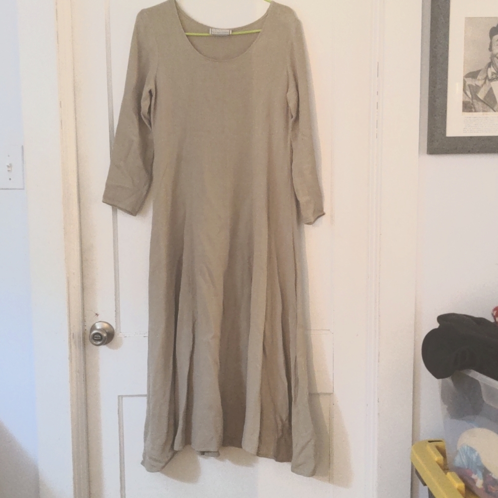 Photos don't do justice to this vintage SF Artist Lat Naylor "Think Tank" dress!